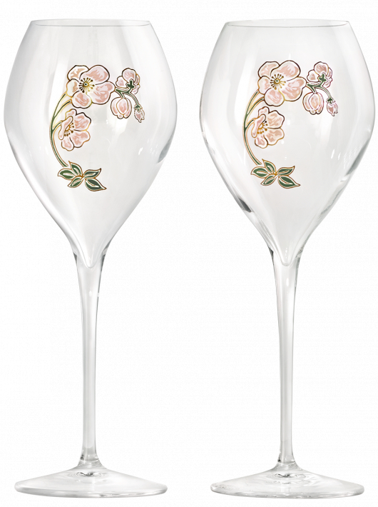 Perrier-jouët 2 CHAMPAGNER GLÄSER 28.5 CL