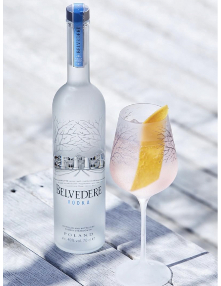 Belvedere Vodka PURE & 1 Glass LIMITED EDITION - 40% - 70 CL