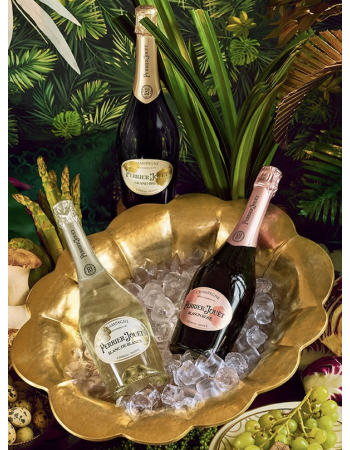Perrier-jouët Wooden Box Trio Blanc de blancs, Brut & Rosé - 3 x 75 cl 2