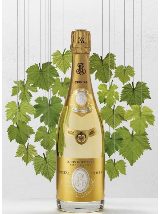 Cristal Louis Roederer Luxury Giftbox 2 Glasses 28.5 cl & Vintage 2013 blanc - 75 cl