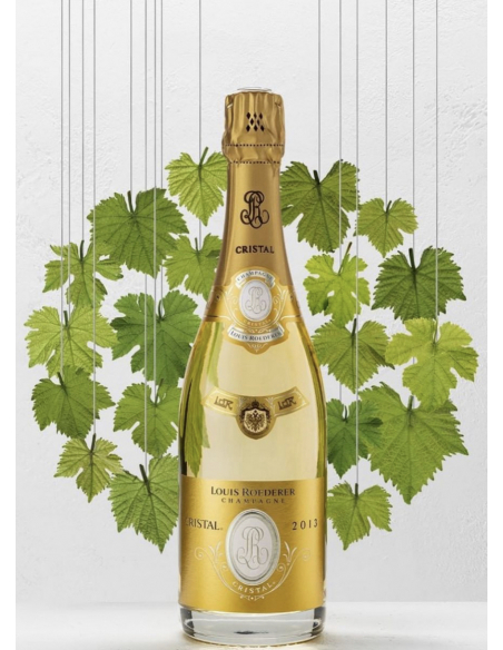 Cristal Louis Roederer Luxury Giftbox 2 Verres 28.5 cl & Vintage 2013 blanc - 75 cl