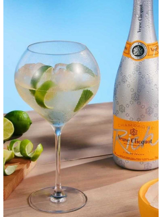 Champagne 6 Gläser 75 CL "CHAMPAGNE ON ICE" MADE IN REIMS