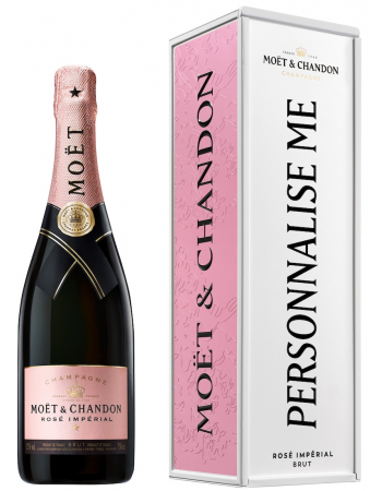 Moët & Chandon Duo Rosé & Brut Impérial Metall Geschenkbox "Personnalise Me" - 2 x 75 CL 2