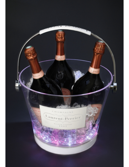 Laurent-Perrier Seau à glace Plexiglass LED