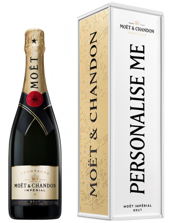 Moët & Chandon Brut Impérial Metall Geschenkbox "Personnalise Me" - 75 CL