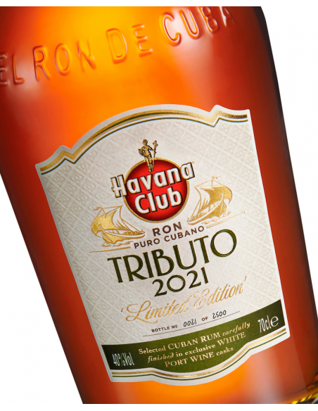 RUM HAVANA CLUB TRIBUTO 2021 - 40% - 70 CL