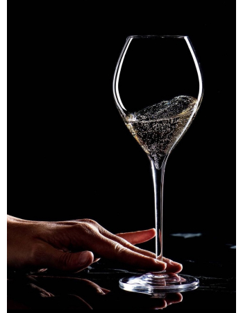 Champagne 6 luxury glasses 41cl Made in Reims 2