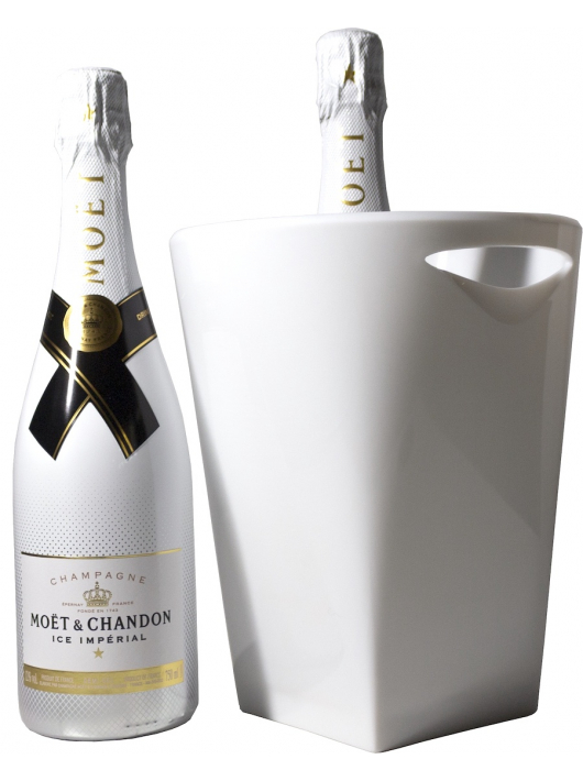 Champagne Eiskübel Acrylic White 1 Flasche