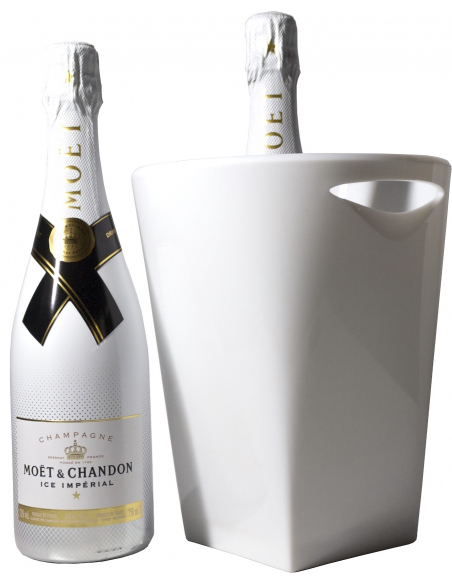 Champagne Seau à glace Acrylic White 1 bouteille