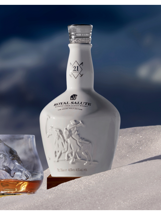 WHISKY ROYAL SALUTE 21 years SNOW POLO EDITION - 46.5% - 70 CL