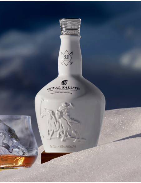 WHISKY ROYAL SALUTE 21 years SNOW POLO EDITION - 46.5% - 70 CL