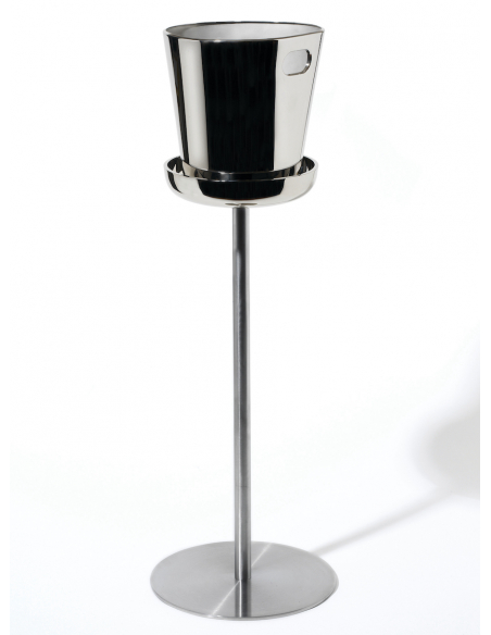 ALESSI Colonne porte-seau inox 18/10 Brillant