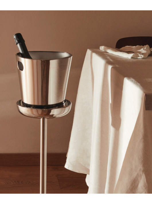 ALESSI Eimerhaltersäule Edelstahl 18/10 BRILLANT