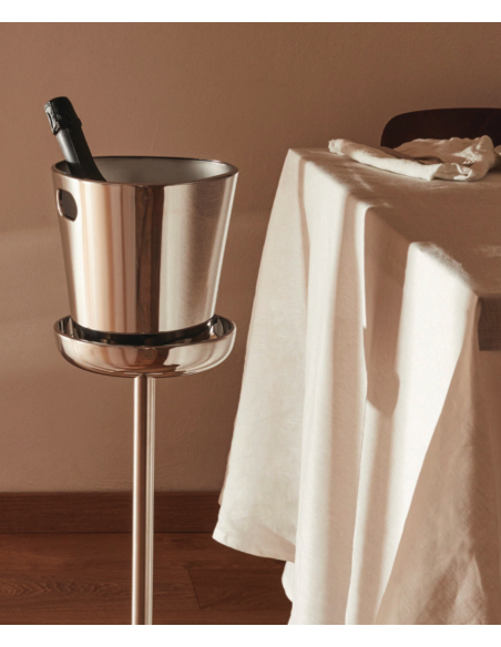 ALESSI Stainless steel bucket holder18/10 BRILLIANT